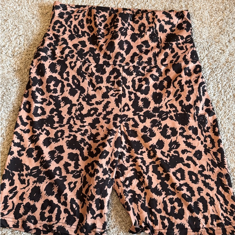 Leopard Print Women's Shorts